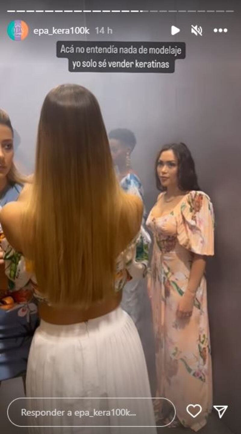 Epa Colombia mostró cómo le fue debutando como modelo en pasarela