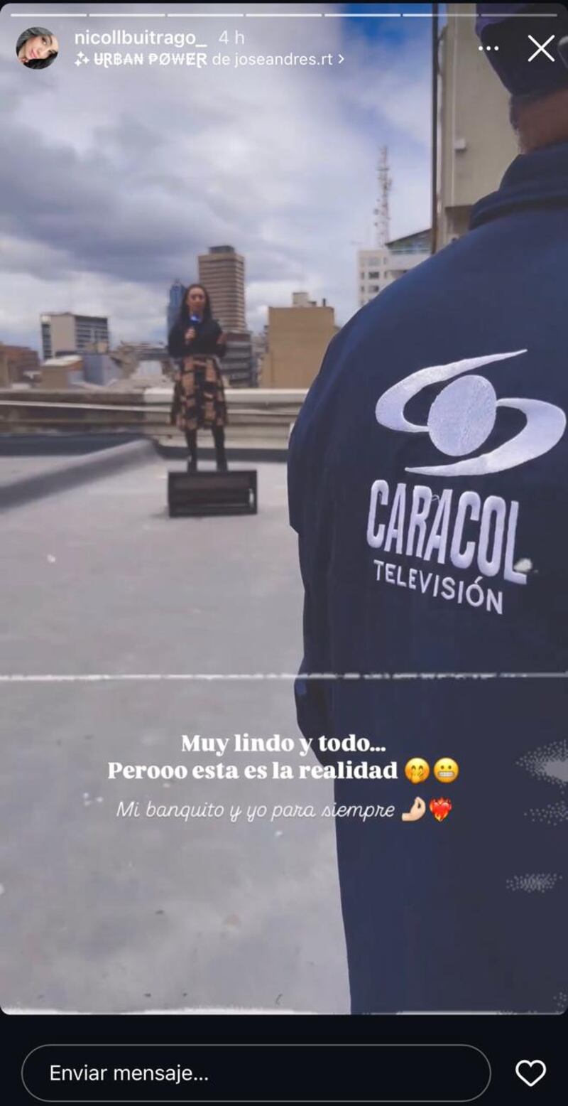 Periodista de Caracol, Nicoll Buitrago reveló detalles de su trabajo en el informativo.