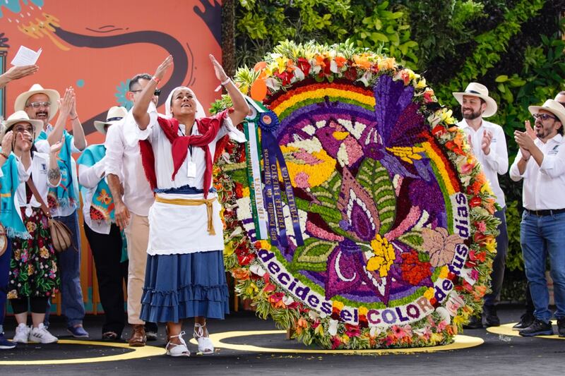 Así se vivió el desfile de Silleteros en la Feria de las Flores.