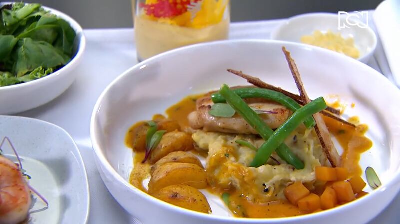 El plato de Caterine Ibargüen fue catalogado por el chef invitado de “comparable” con el de la creadora.