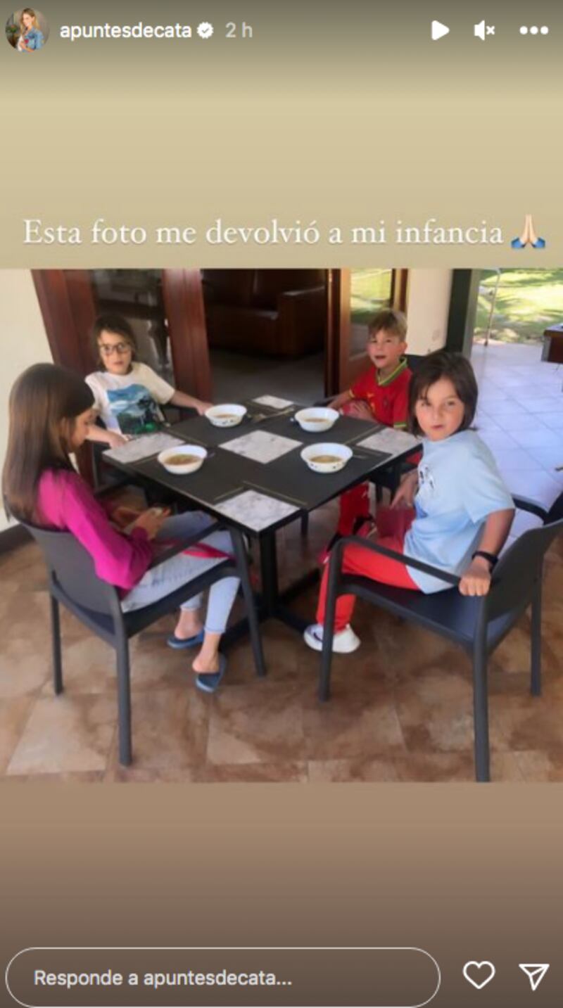 catalina gomez recuerda su infancia