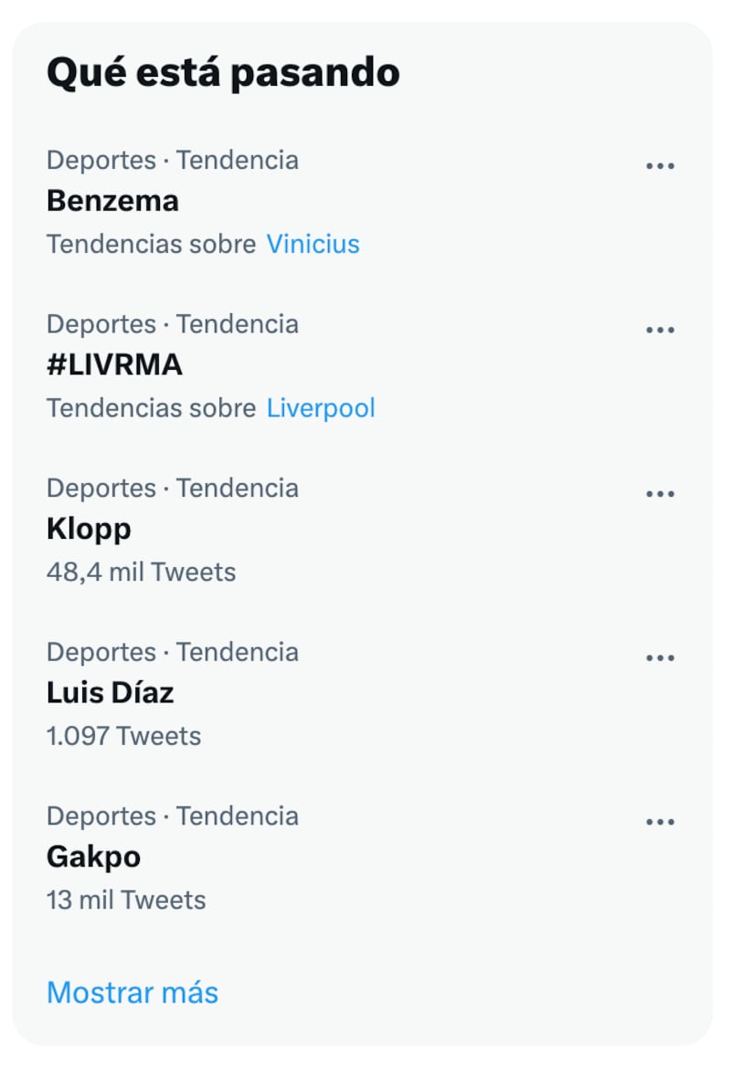 Luis Díaz fue tendencia después de Liverpool vs. Real Madrid