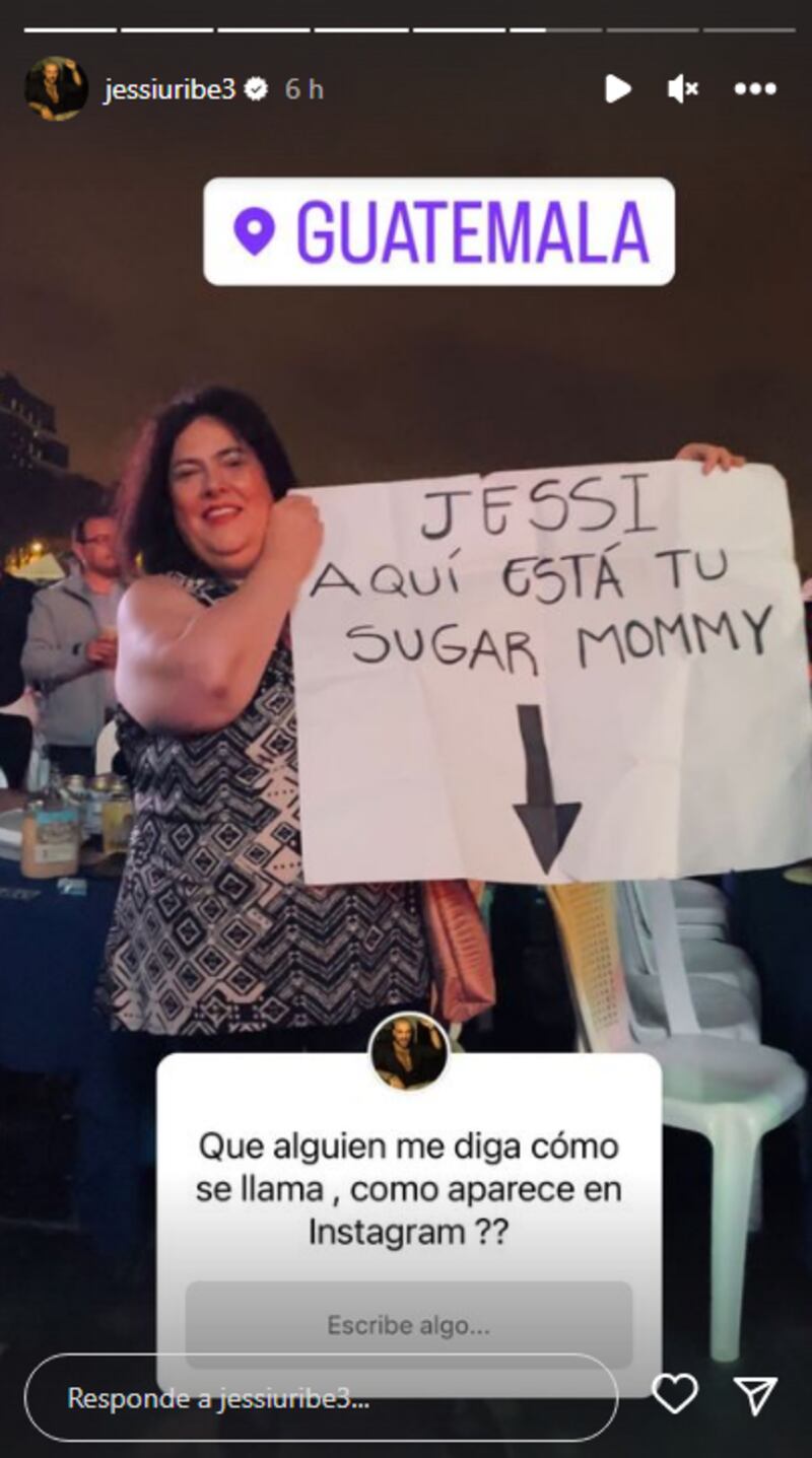 Jessi Uribe le pidió ayuda a sus seguidores para encontrar a su 'sugar mommy'