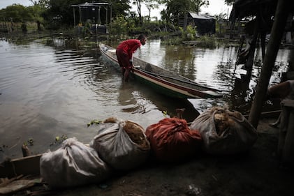 Ciénaga de Ayapel, en Córdoba, zona que hace parte del sistema hídrico de La Mojana, al norte de Colombia.