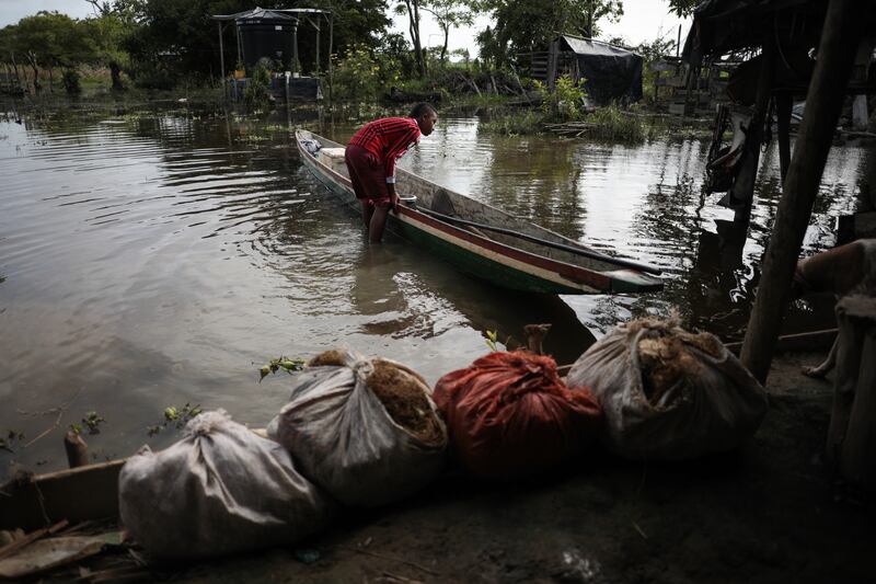 Ciénaga de Ayapel, en Córdoba, zona que hace parte del sistema hídrico de La Mojana, al norte de Colombia.