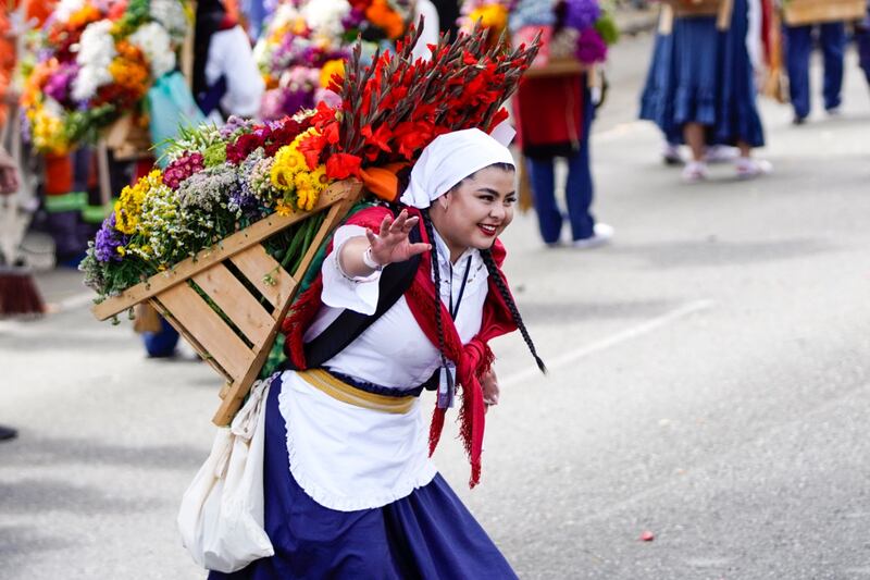 Así se vivió el desfile de Silleteros en la Feria de las Flores.