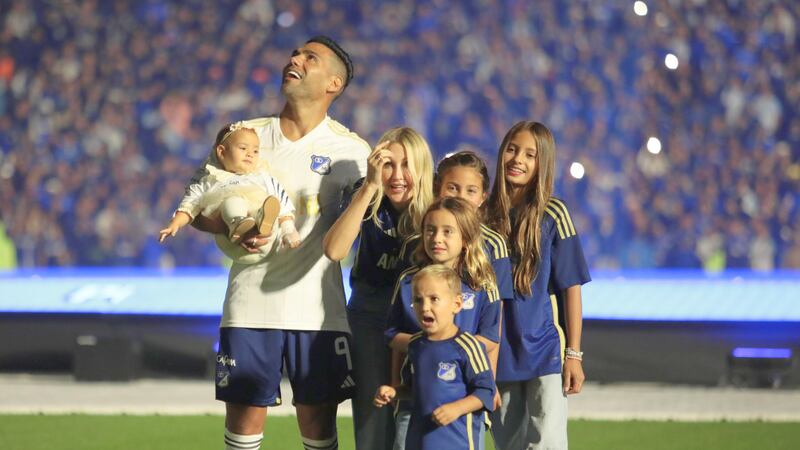 Esposa de Falcao mostró que su hijo está enamorándose de Colombia y Millonarios