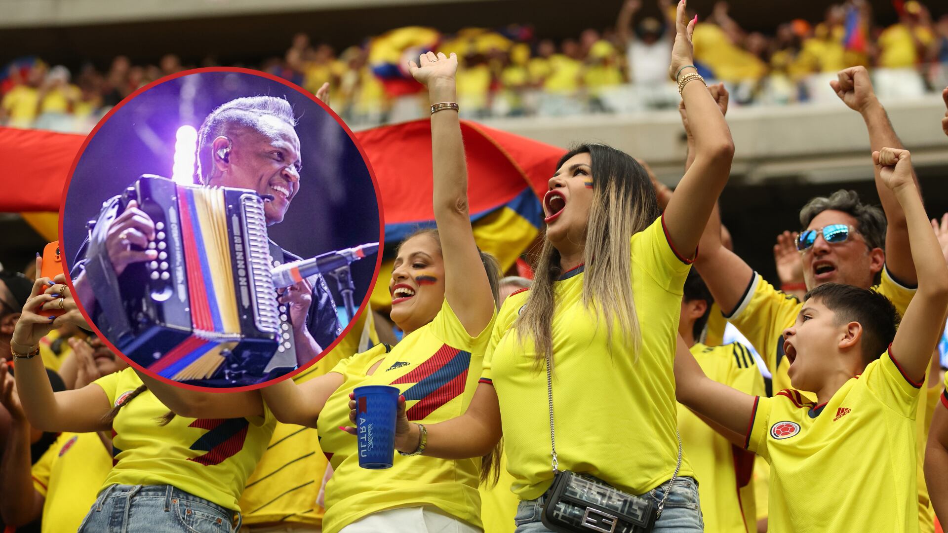 Hinchas de la Selección Colombia en Estados Unidos homenajearon a Omar Geles