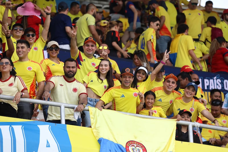 Así está el ambiente en el Metropolitano en el partido de la Selección Colombia contra Argentina.