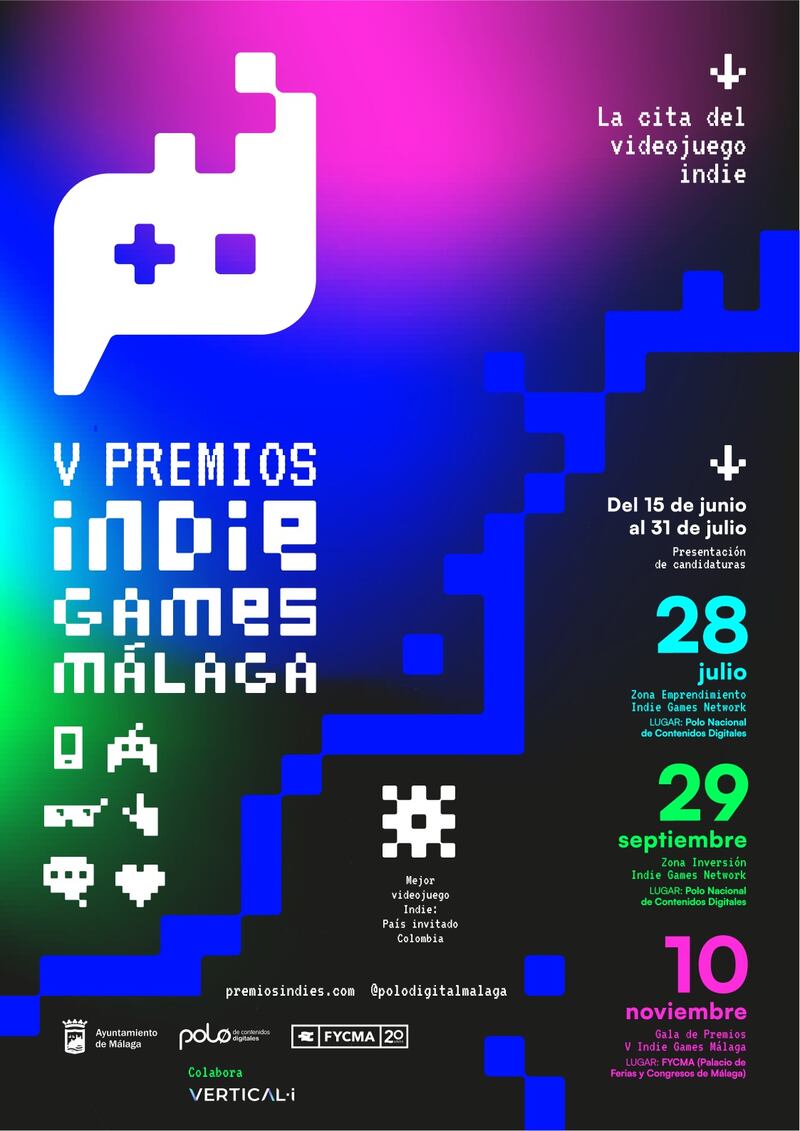 Imagen del Festival Indie de Videojuegos de Málaga, España.