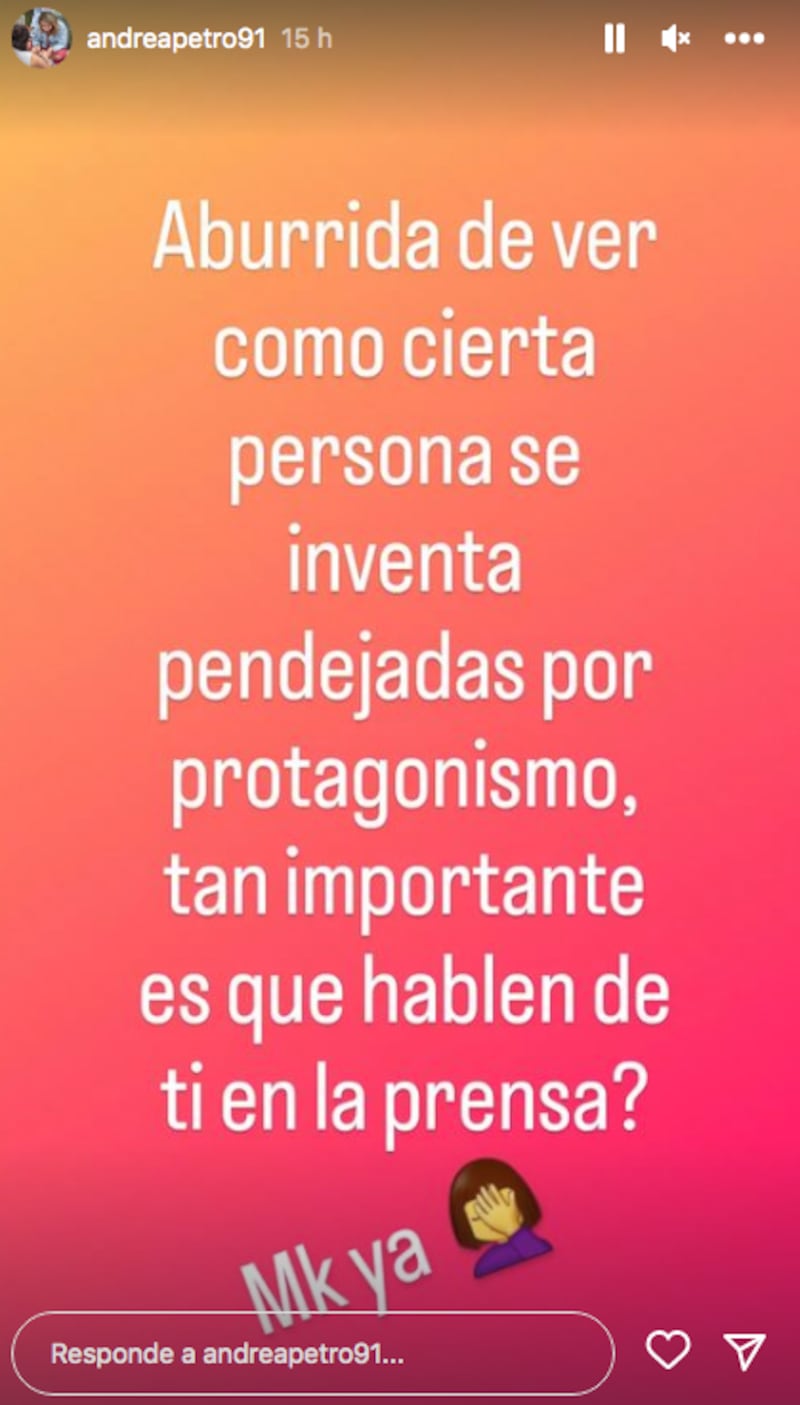 Andrea Petro le responde a Laura Ojeda