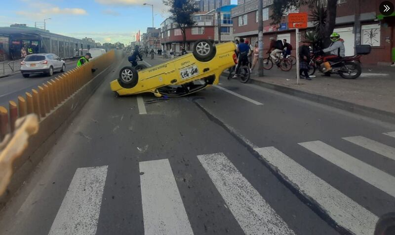 Accidente en Bogotá