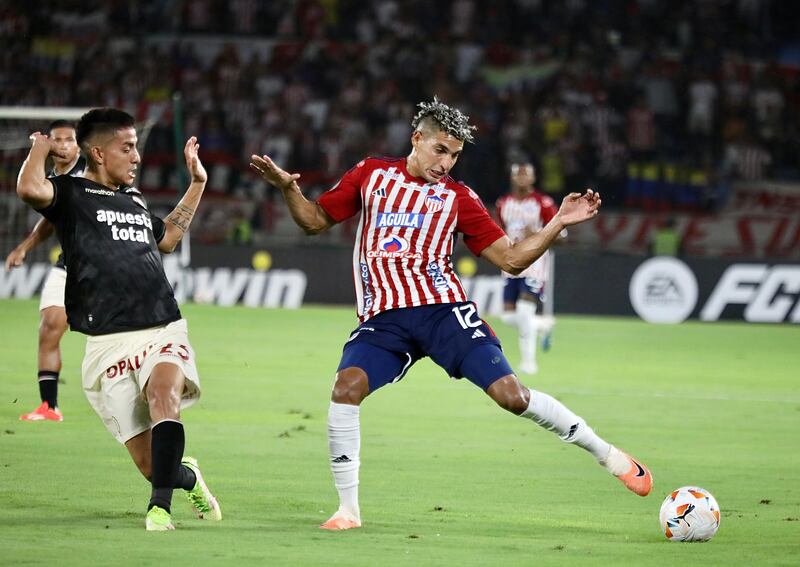 Junior vs Universitario por la fecha 2 de la Copa Libertadores