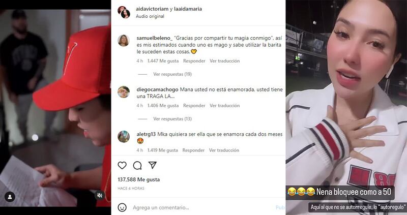 Aida Victoria Merlano reacciona a los comentarios negativos de los usuarios de Instagram