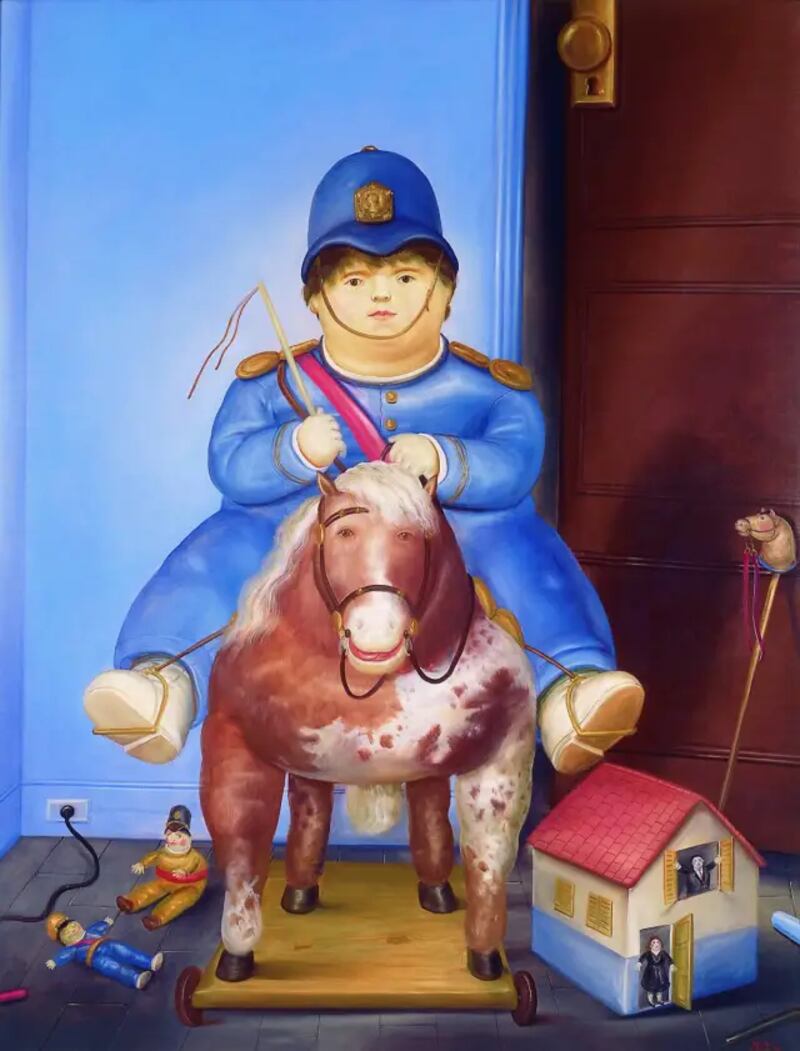 Pedrito a Caballo, obra de Fernando Botero