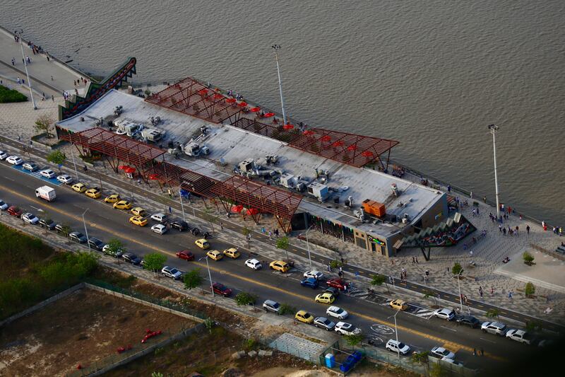 El Caimán del Río desde las alturas.