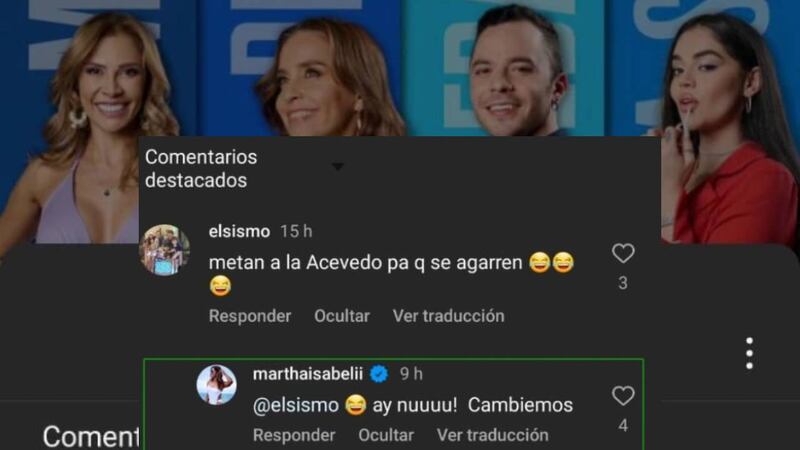 Así reaccionó Martha Isabel Bolaños a la supuesta participación de Carolina Acevedo en La casa de los famosos