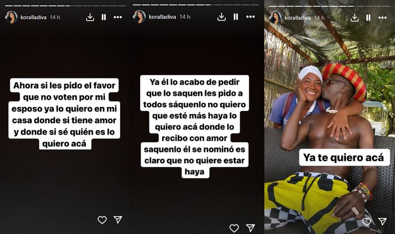 ‘Koral La Diva’, esposa de Omar Murillo, implora a sus seguidores que no voten por él para que sea el tercer eliminado de 'La Casa de Los Famosos'