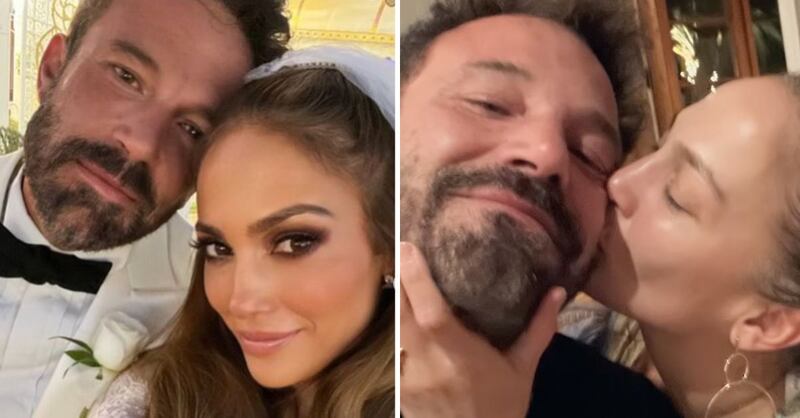 JLo y Ben Affleck viajaron a París para festejar con sus hijos su boda