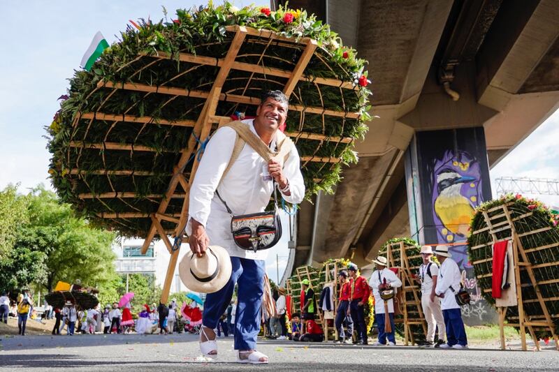 Así se vivió el desfile de Silleteros en la Feria de las Flores.