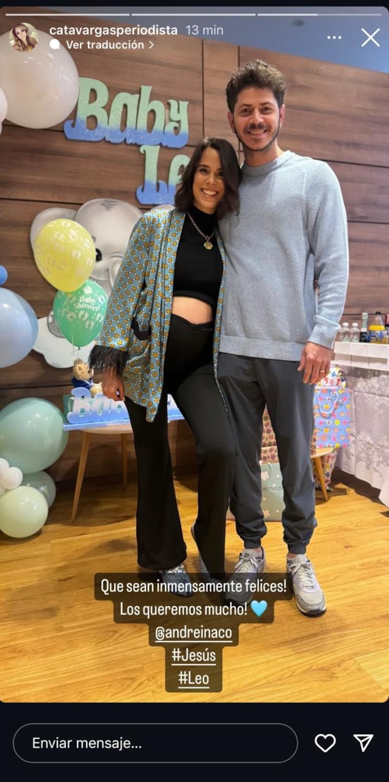 Andreina Solórzano celebró su baby shower