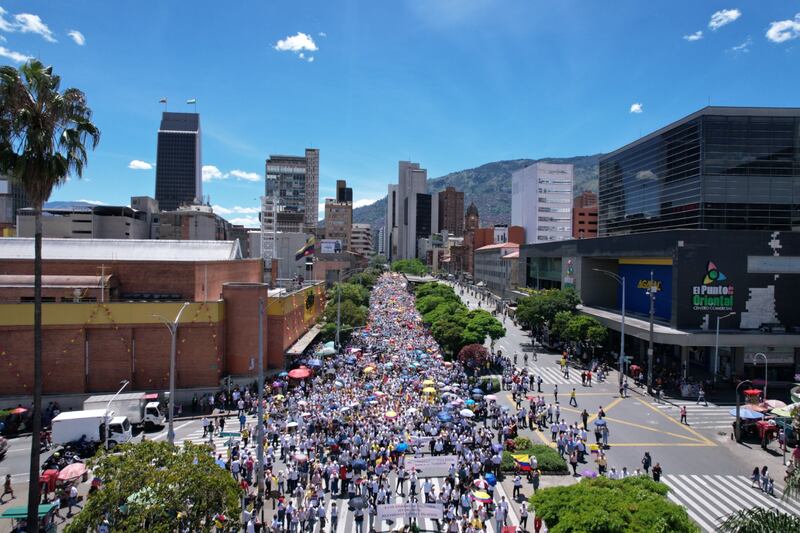 Marcha martes 20 de junio en Medellín