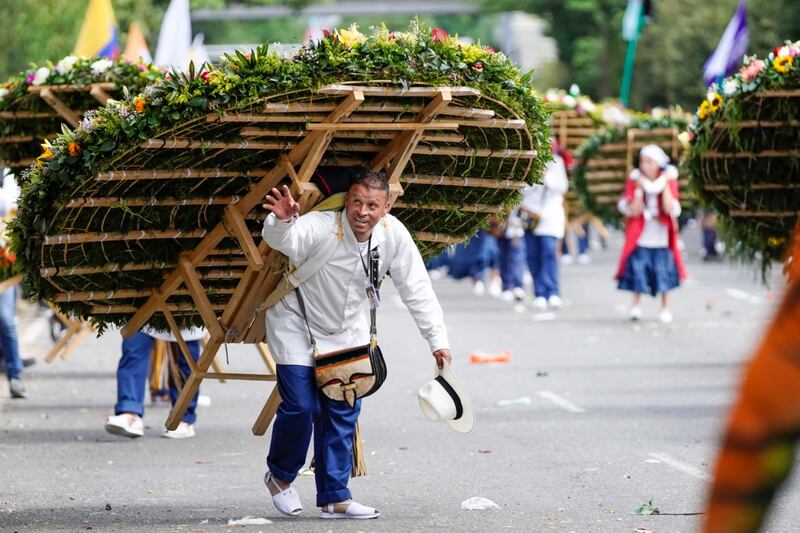 Así se vivió el desfile de Silleteros en la Feria de las Flores.