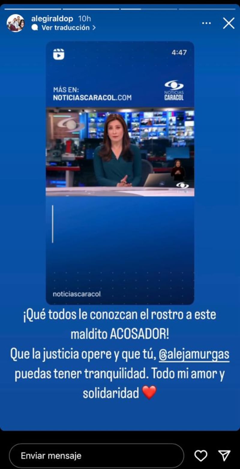 Alejandra Giraldo Noticias Caracol