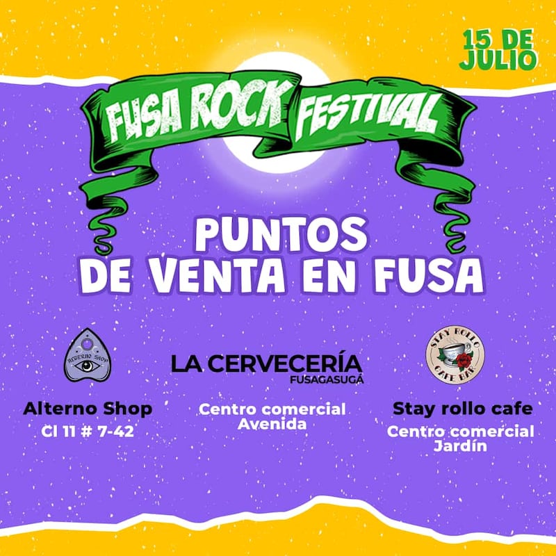 Puntos de Venta Fusa Rock