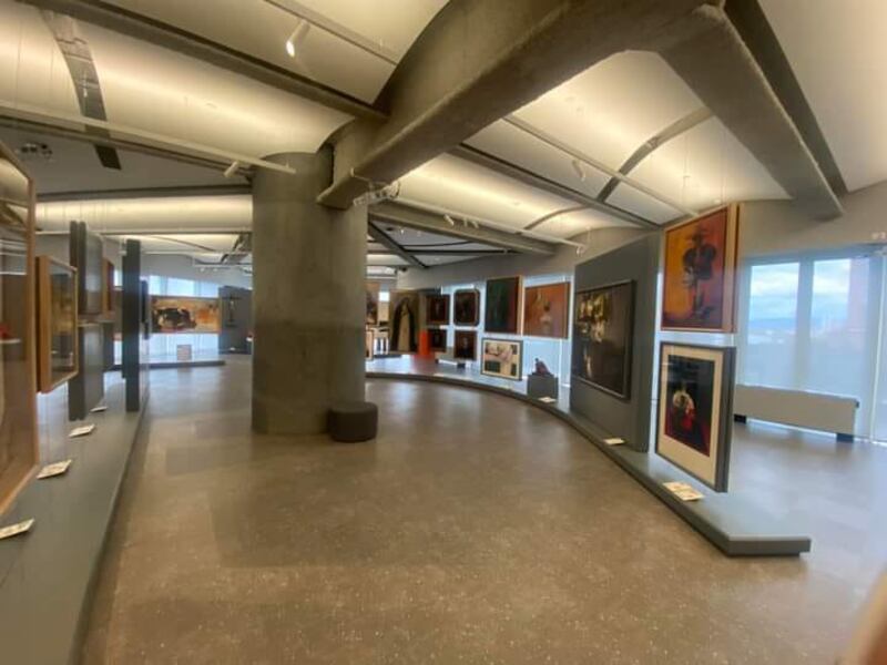 Sala de arte Bancolombia, a la que se tiene acceso gratuito en la Torre Atrio.