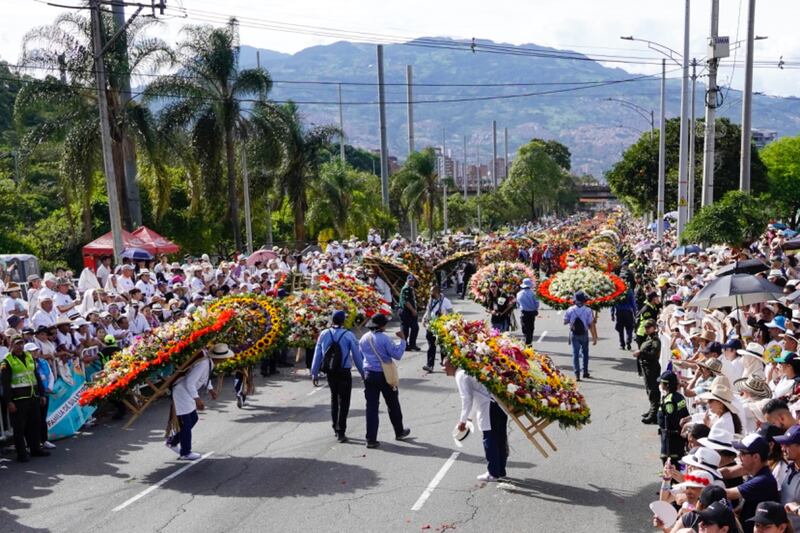 Así se vivió el desfile de Silleteros en la Feria de las Flores.