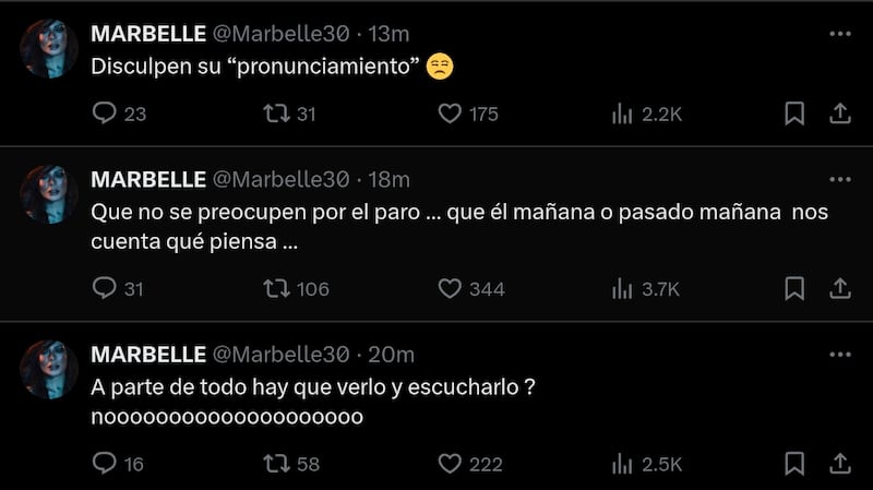 Petro no se pronunció sobre el paro de camioneros y Marbelle no se quedó callada