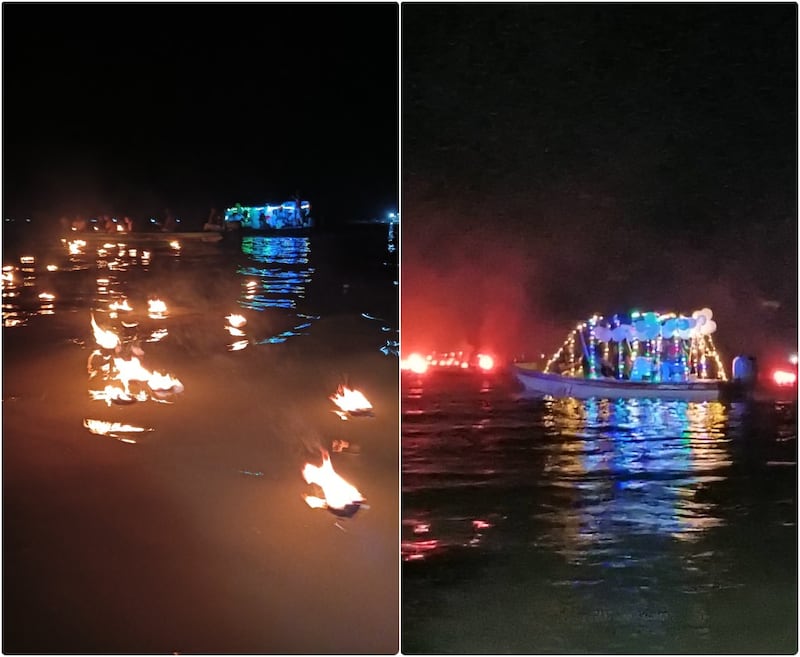 Balsadas, el festejo de velitas en Guapi, Cauca