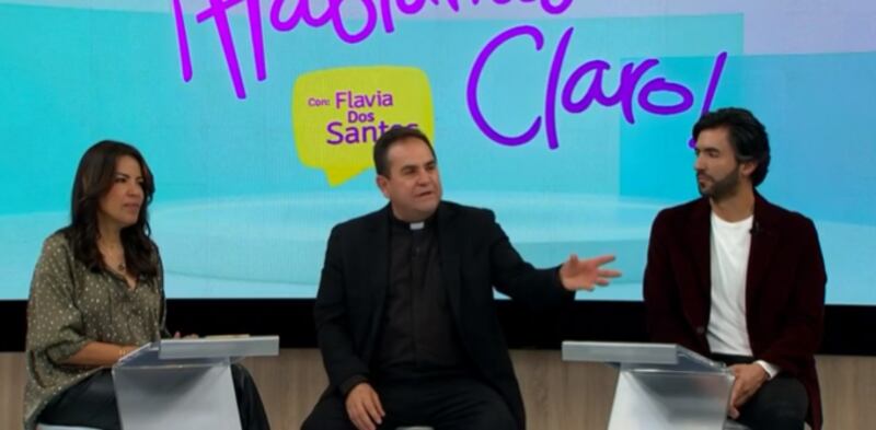 Padre Walter de MasterChef en 'Hablando Claro' de Flavia Dos Santos
