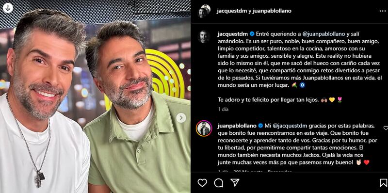 El actor Jacques Toukhmanian dejó un emotivo mensaje tras la eliminación de Juan Pablo Llano.