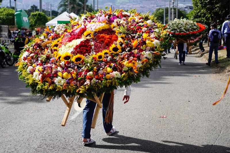 Así se vivió el desfile de Silleteros en la Feria de las Flores.