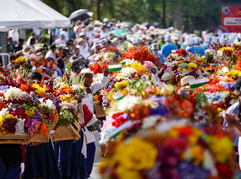 Así se vivió el desfile de Silleteros en la Feria de las Flores.