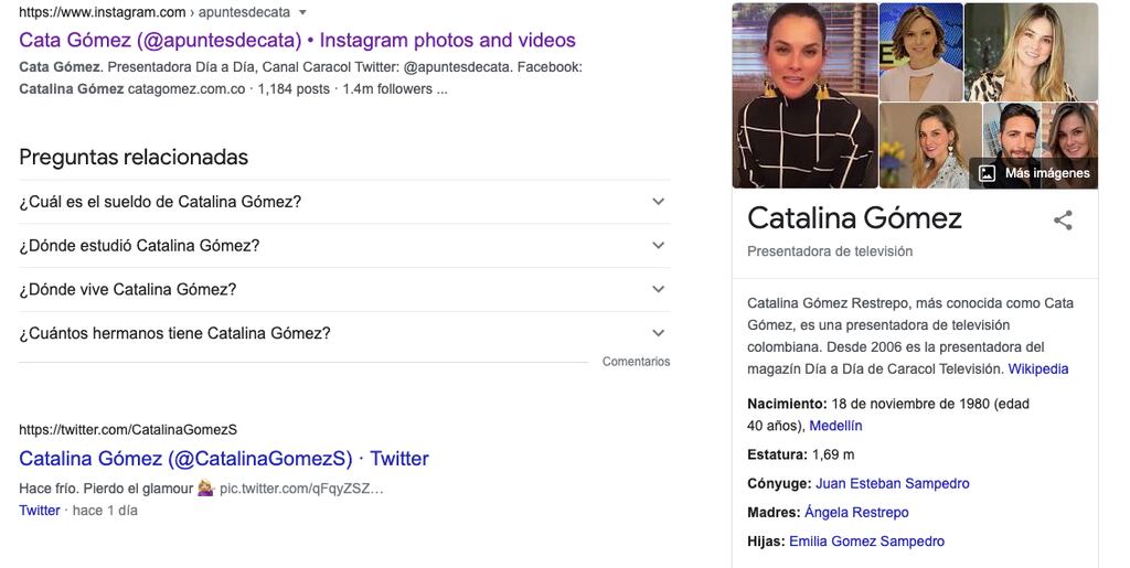 Catalina Gómez Reveló Cuál Es Su Edad Real Y No Es La Que Aparece En Wikipedia Publimetro Colombia 3026