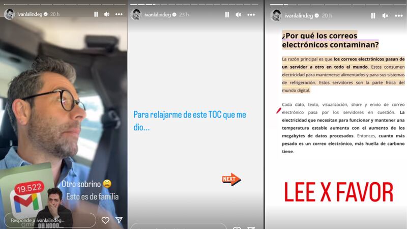 Iván Lalinde habló del trastorno que le genera el uso de su celular