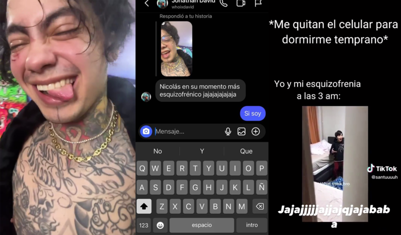 Nicolás Arrieta confesó ser un "esquizofrénico" y así reaccionaron sus seguidores