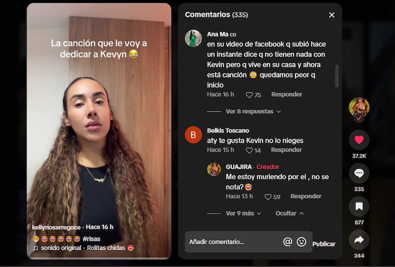 Por medio de las redes sociales Guajira del ‘Desafío XX’ le dedico una canción que habla de intimidades en un motel.