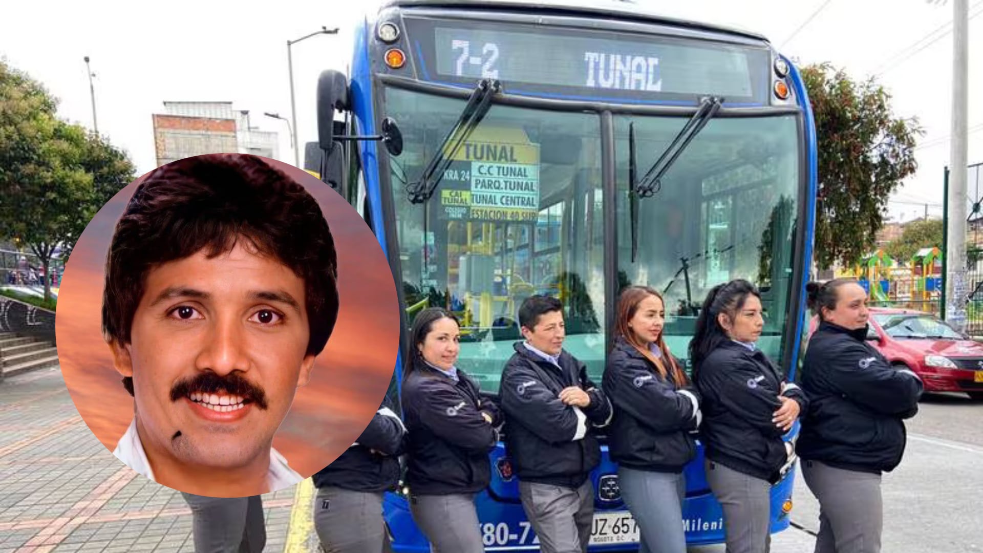 Viralizan a ‘clon’ del cantante vallenato Rafael Orozco que maneja bus del SITP