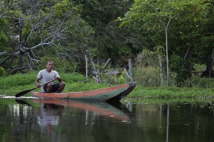 Ciénaga de Ayapel, en Córdoba, zona que hace parte del sistema hídrico de La Mojana, al norte de Colombia.