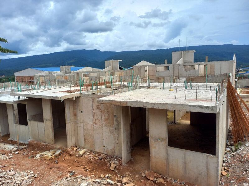 Casas en reconstrucción en Mocoa