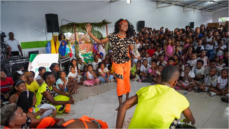 La Navidad llega a Tumaco con el Ministerio de Ciencia, Tecnología e Innovación (Foto de cortesía)