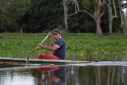 Ciénaga de Ayapel, en Córdoba, zona que hace parte del sistema hídrico de La Mojana, al norte de Colombia.