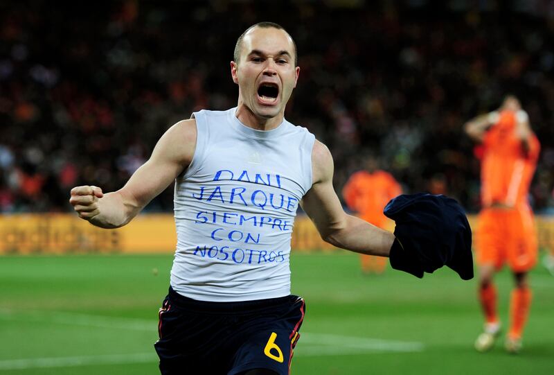 Andrés Iniesta Mundial 2010