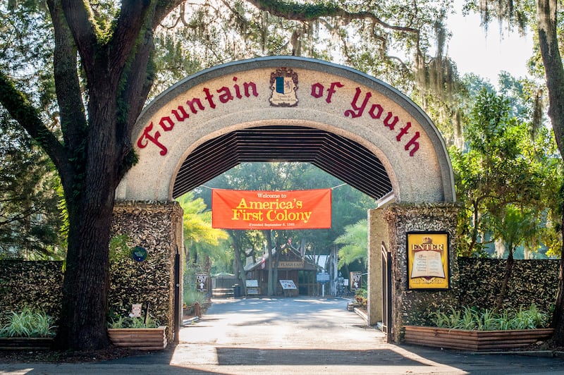 Fuente de la Juventud en San Agustin, Florida