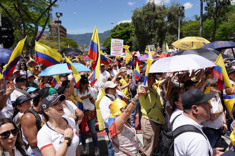 Marcha martes 20 de junio en Medellín