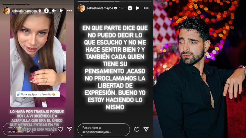 La polémica está encendida luego que Sebastián Tamayo denunció la parcialidad de Ornella Sierra quien es host digital de ‘La Casa de los Famosos Colombia’.